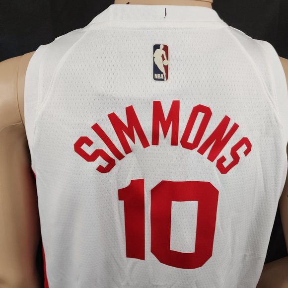 Brooklyn Nets Ben Simmons Nike White Swingman Jersey Classic Edition Sz XL - Picture 5 of 10